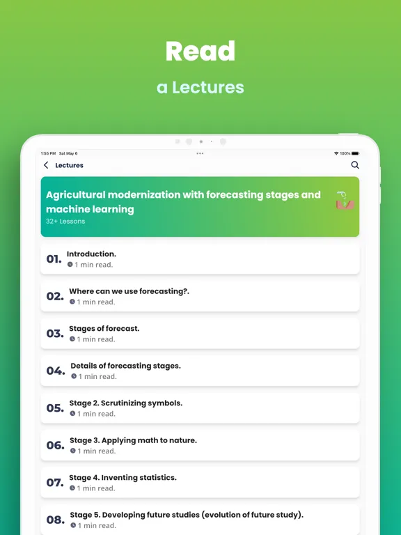 Learn Agriculture Pro iPad  Screenshots