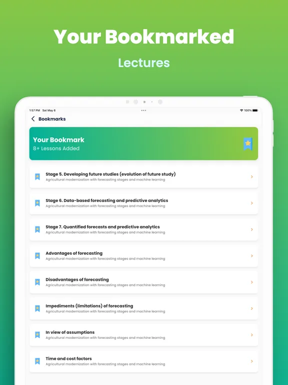 Learn Agriculture Pro iPad  Screenshots