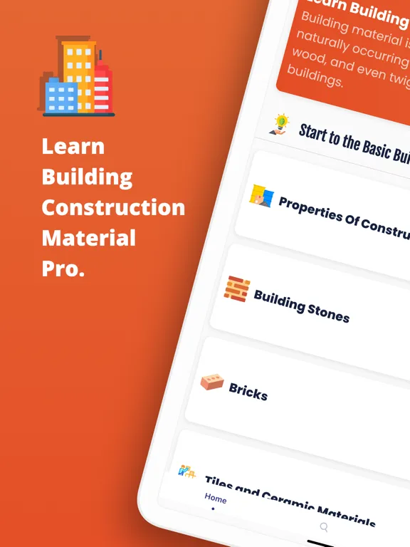Learn Building Construction iPad  Screenshots