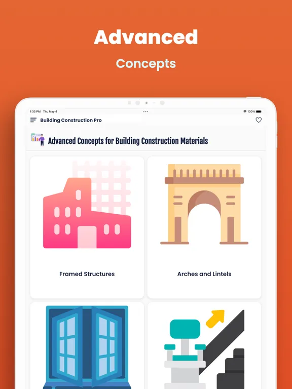 Learn Building Construction iPad  Screenshots