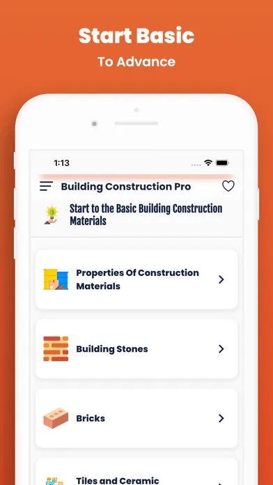 Learn Building Construction Screenshots