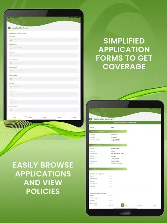 Captures d'écran de Aurora by CodeXL iPad