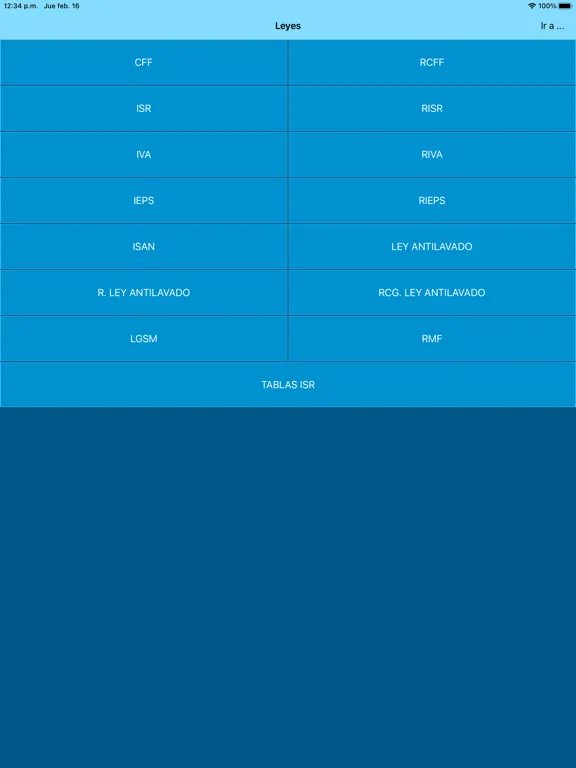 Tangkapan layar cFiscal 2024 iPad