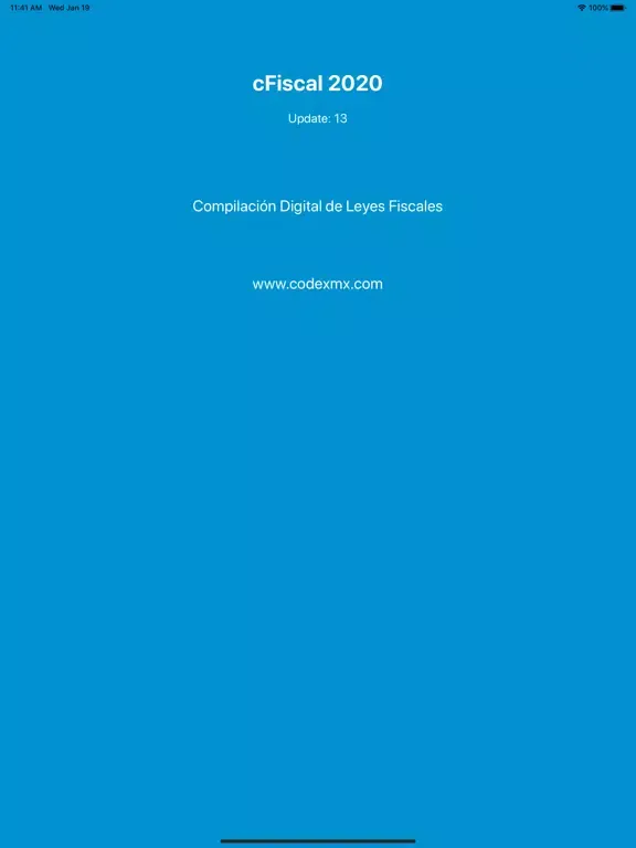 cFiscal 2020 iPad  스크린샷