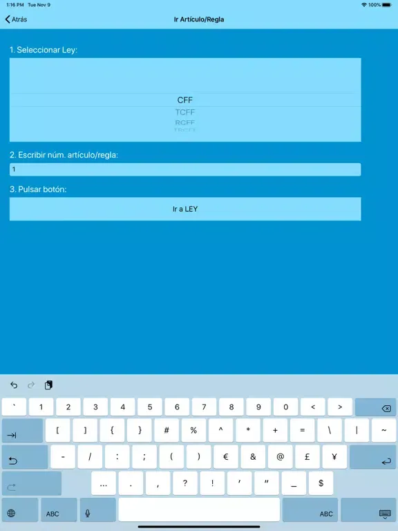 cFiscal 2020 iPad  스크린샷
