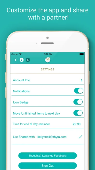 ภาพหน้าจอของ Life Lister - Shared To-Do List to Get Stuff Done