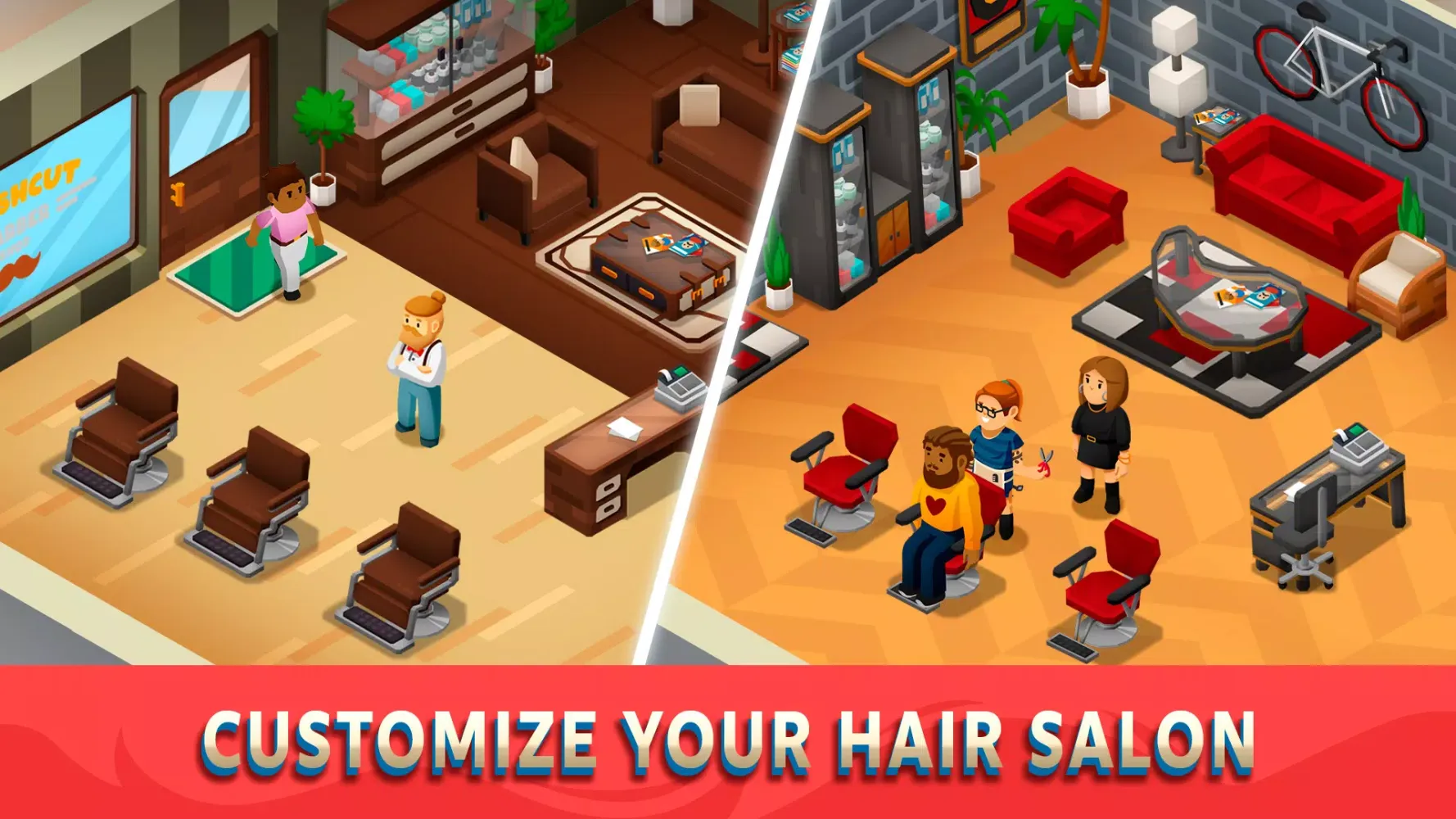 Idle Barber Shop Tycoon Screenshots