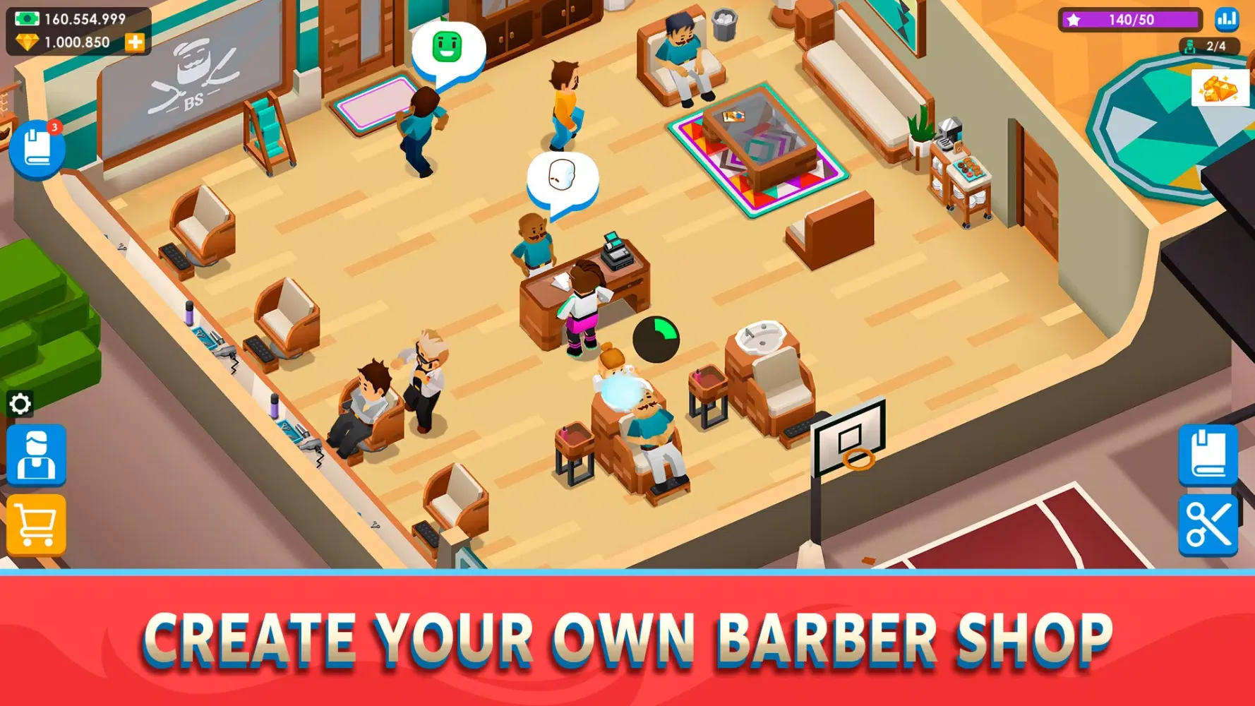 Idle Barber Shop Tycoon Screenshots