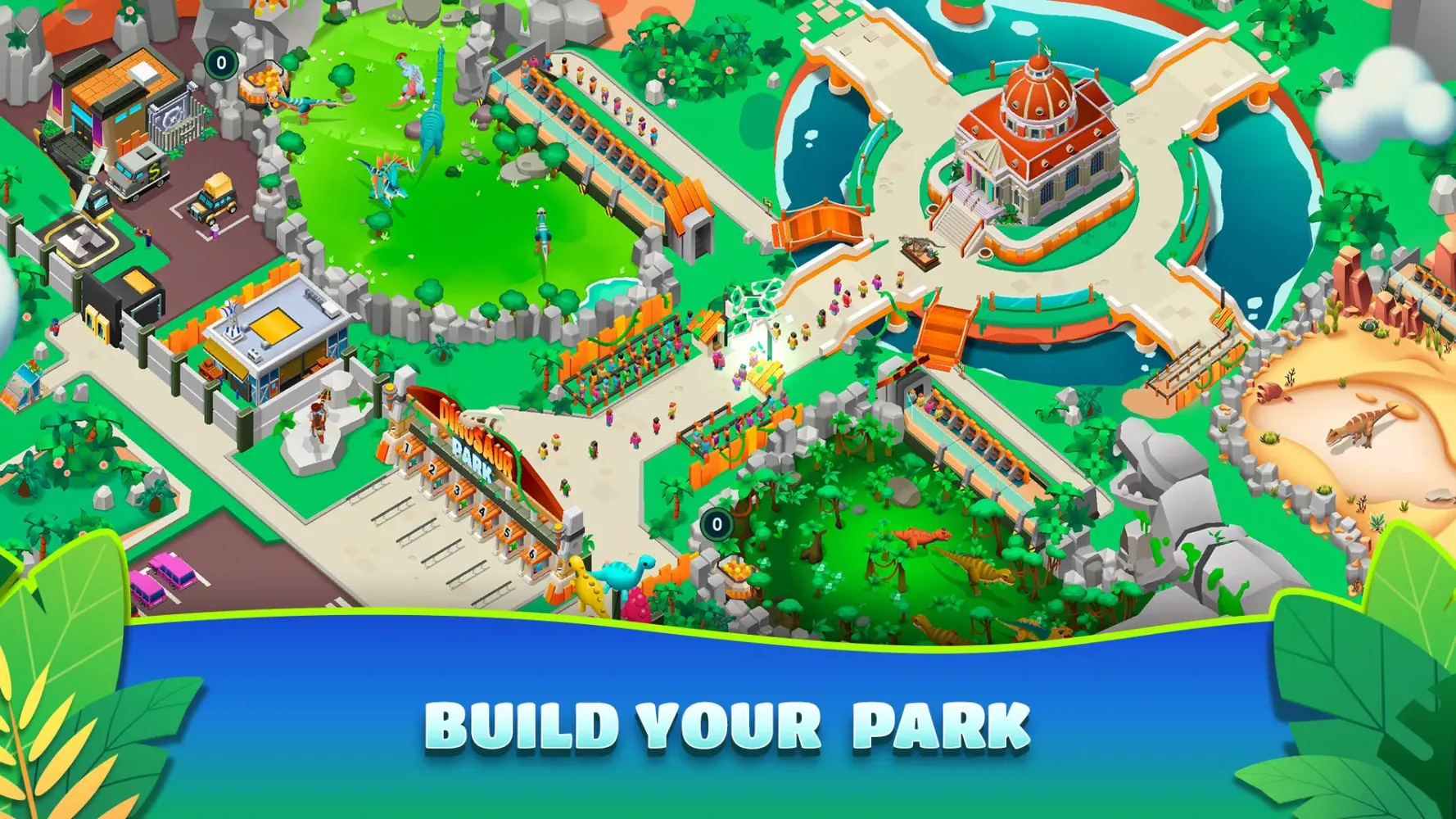 Capturas de pantalla de Dinosaur Park—Jurassic Tycoon
