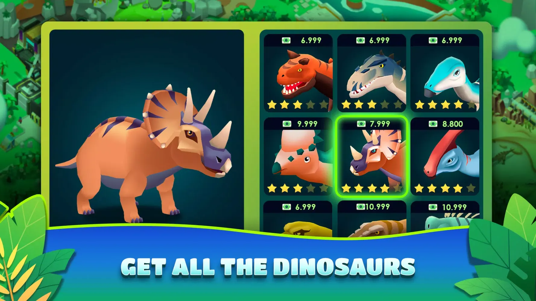 Capturas de pantalla de Dinosaur Park—Jurassic Tycoon