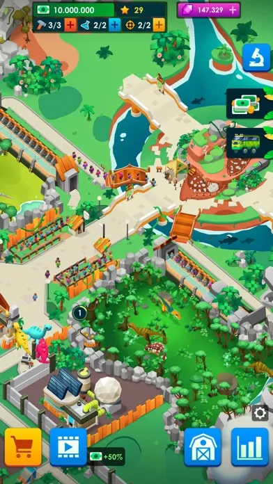 Dinosaur Park—Jurassic Tycoon 스크린샷