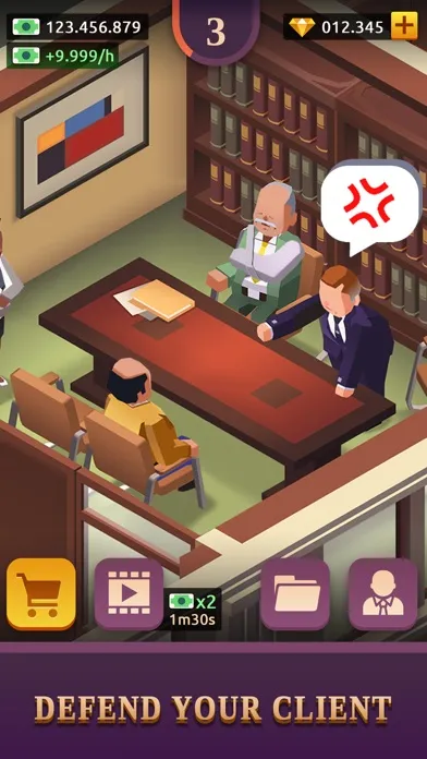 Capturas de tela do Law Empire Tycoon - Idle Game