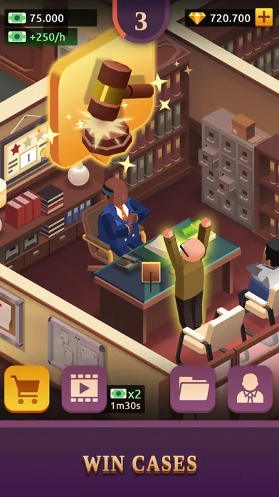 Capturas de tela do Law Empire Tycoon - Idle Game