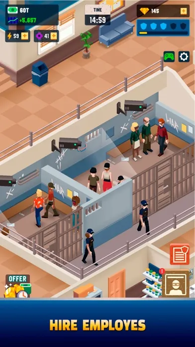 Idle Police Tycoon - Cops Game स्क्रीनशॉट