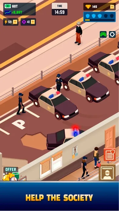 Idle Police Tycoon - Cops Game स्क्रीनशॉट