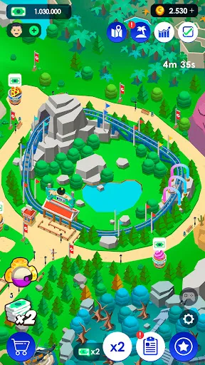 Screenshot di Idle Theme Park Tycoon
