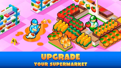 Idle Supermarket Tycoon－Shop स्क्रीनशॉट