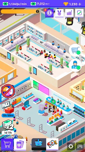 Idle Supermarket Tycoon－Shop स्क्रीनशॉट
