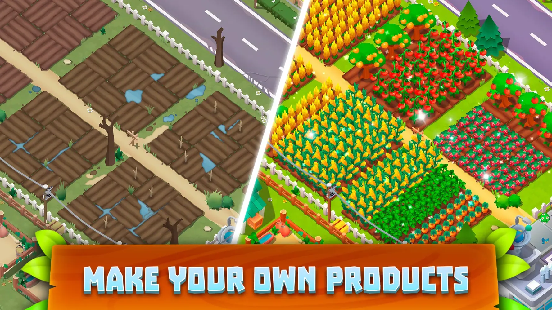 Tangkapan layar Supermarket Village—Farm Town