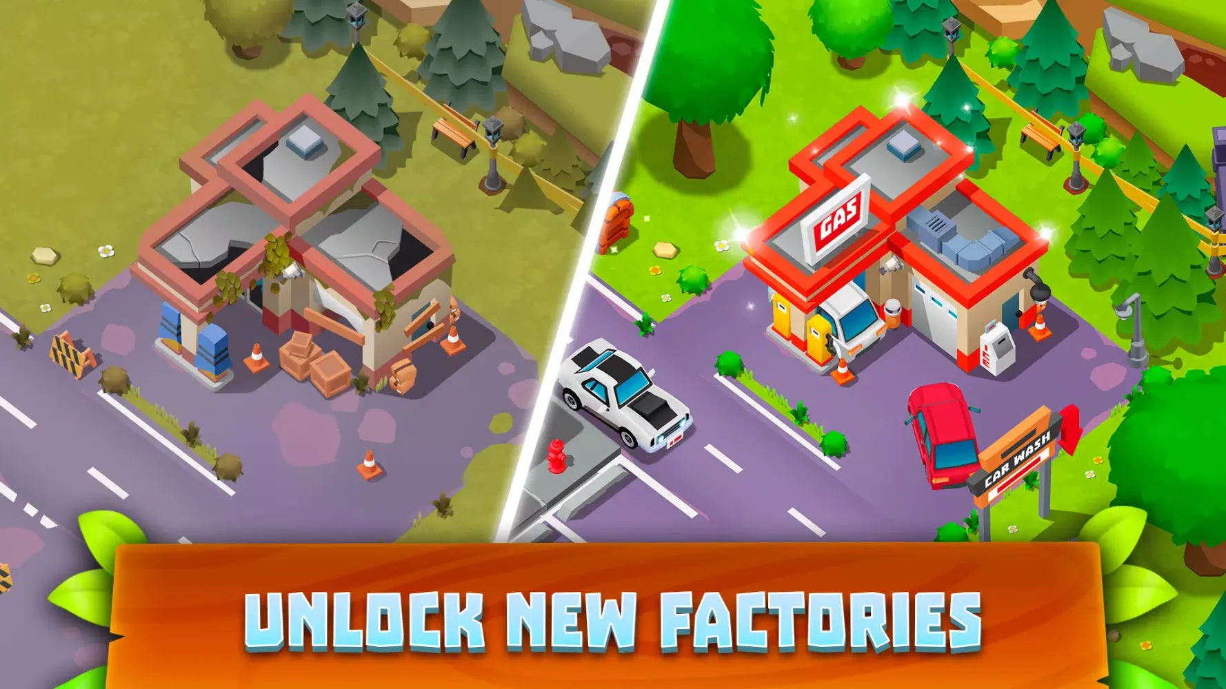 Tangkapan layar Supermarket Village—Farm Town