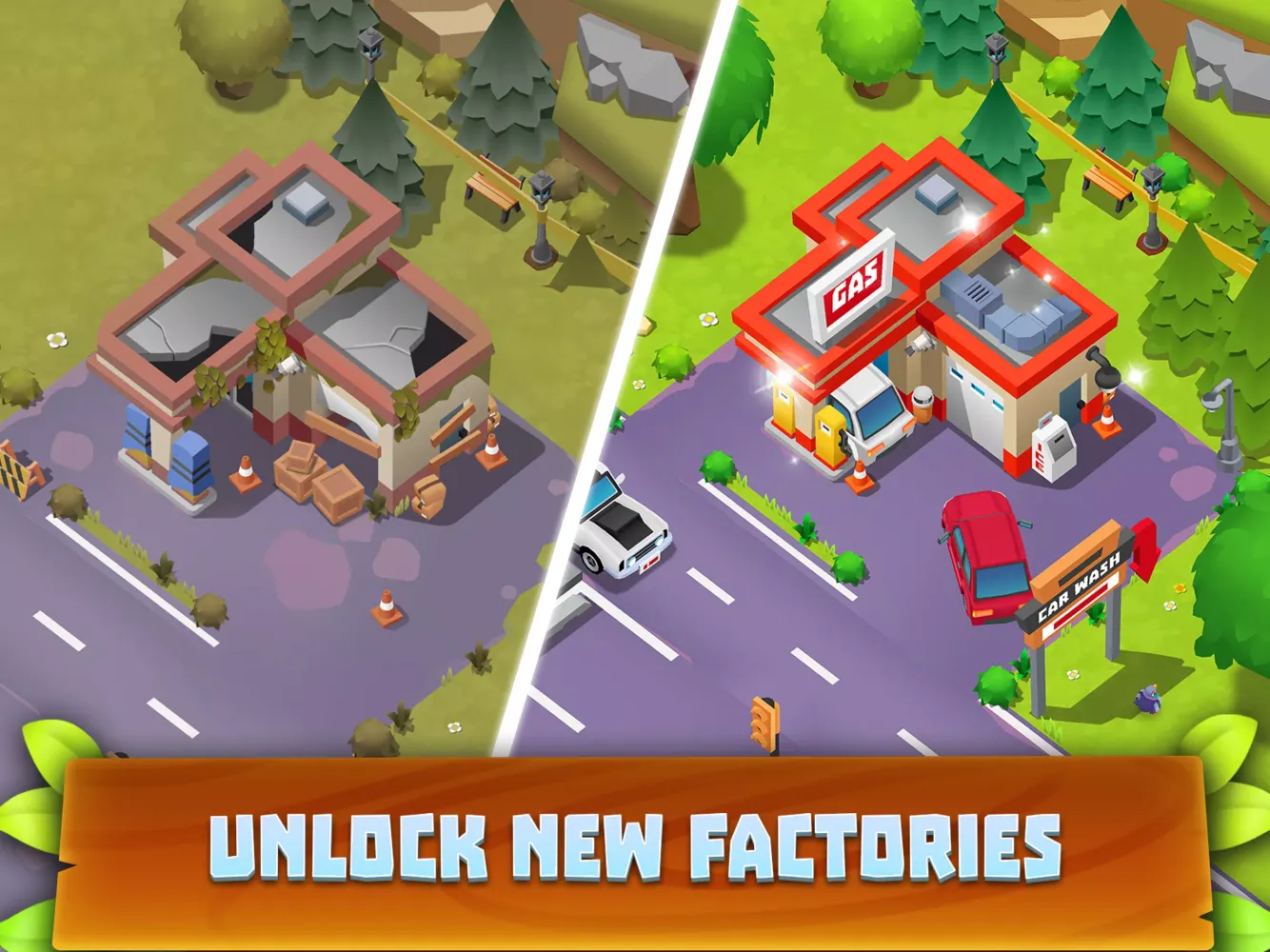Tangkapan layar Supermarket Village—Farm Town