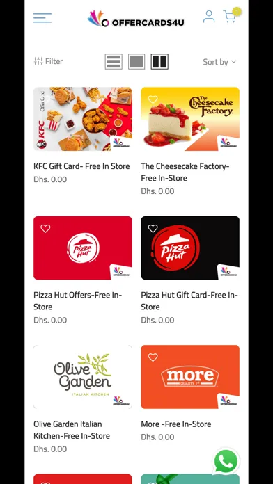 OfferCards4U 스크린샷