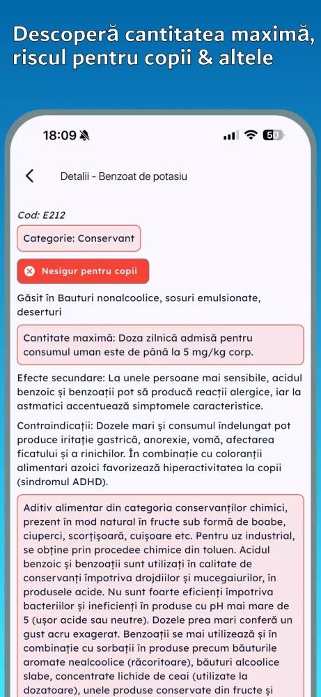 Scanner Alimente Screenshots