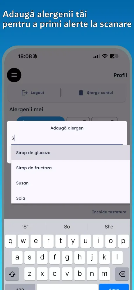 Scanner Alimente Screenshots