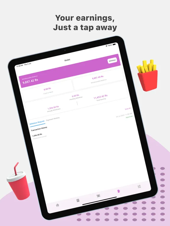 FoodGenie Seller iPad 应用截图