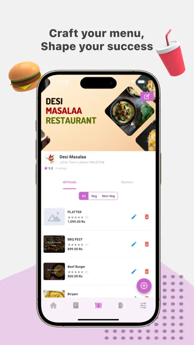 FoodGenie Seller应用截图
