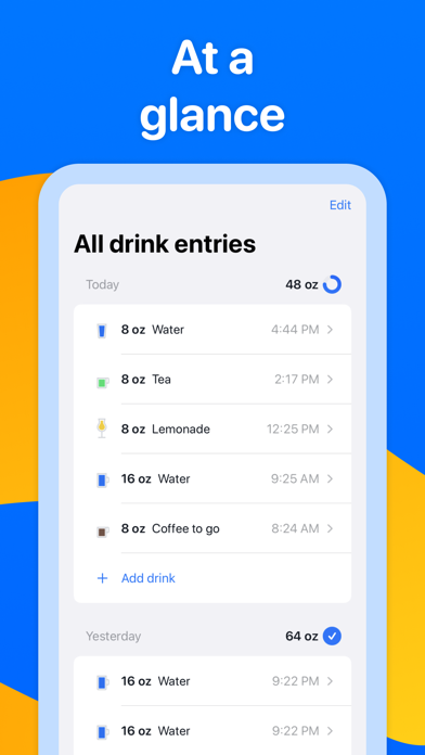 Water Reminder - Hydro Coach Screenshots