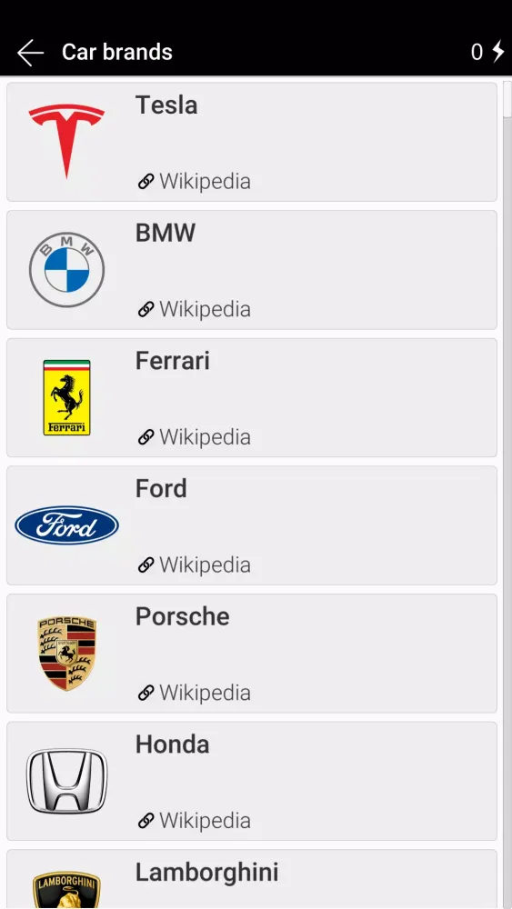 Car Brands - Photo Quiz and Te应用截图
