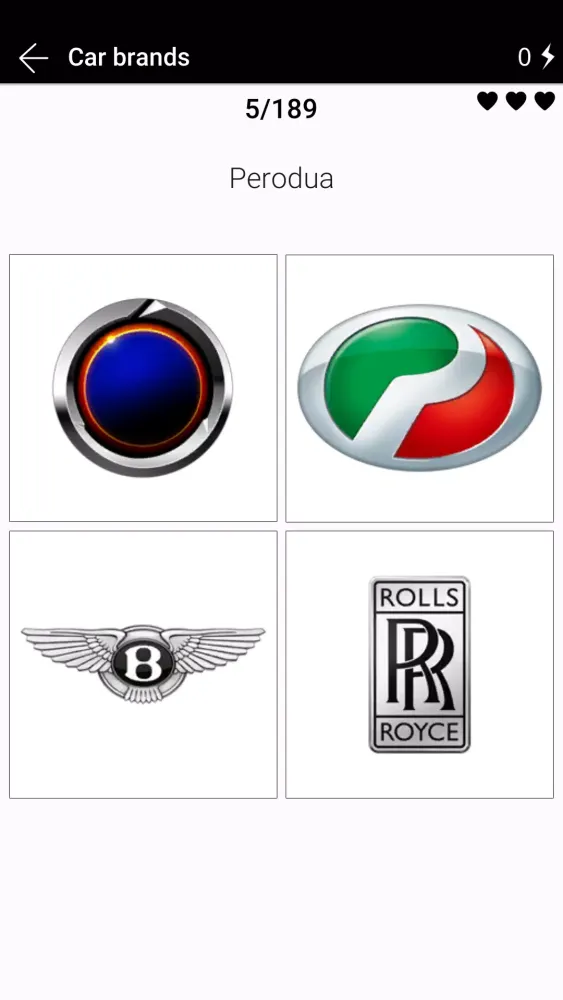 Car Brands - Photo Quiz and Te应用截图