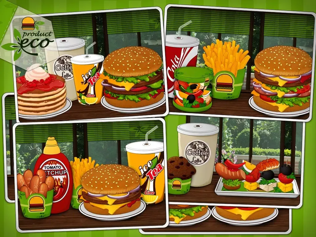 صور Eco-Burger Chef iPad