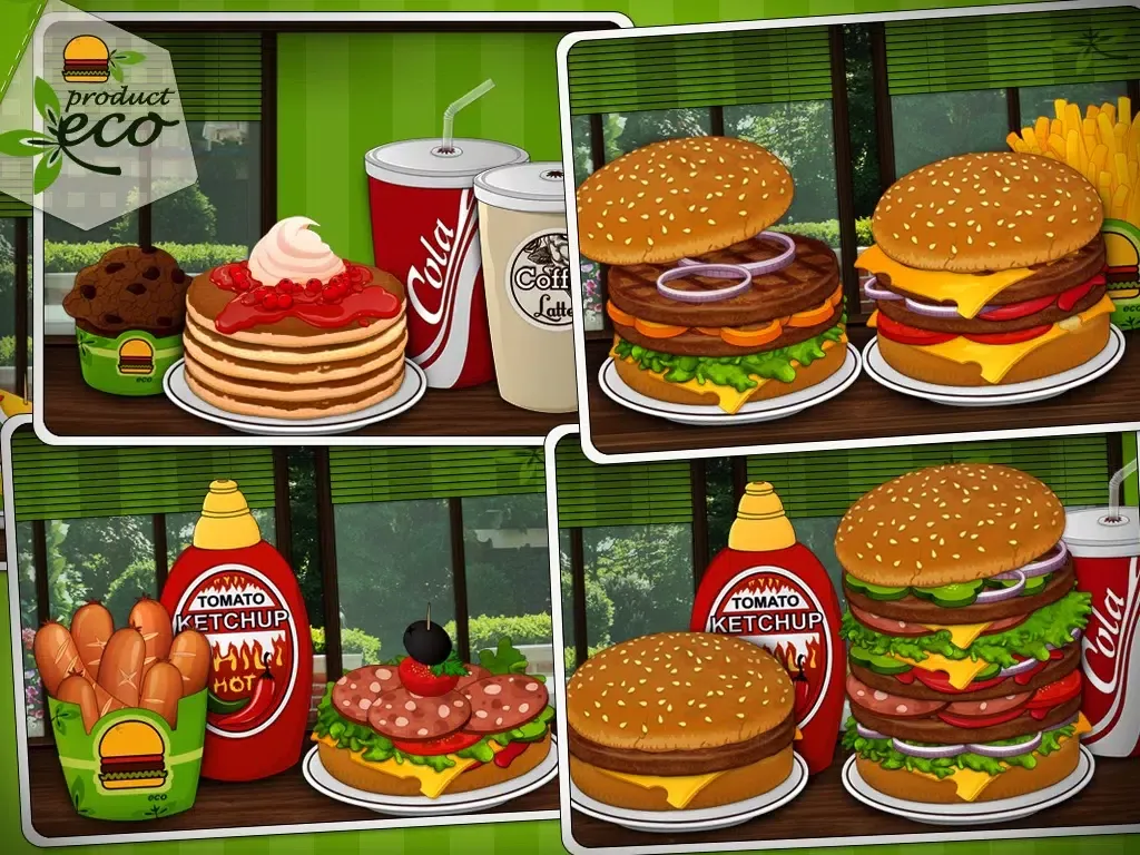صور Eco-Burger Chef iPad