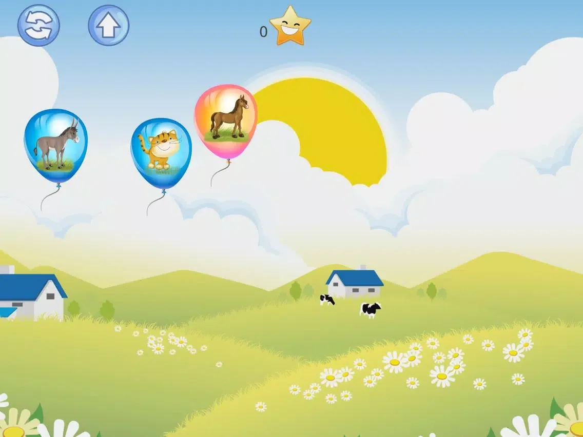 Capturas de tela do Baby Balloons Farm iPad