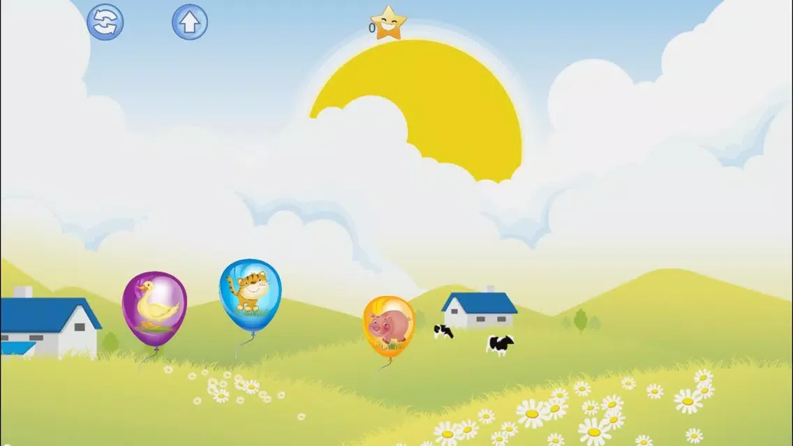 Capturas de tela do Baby Balloons Farm