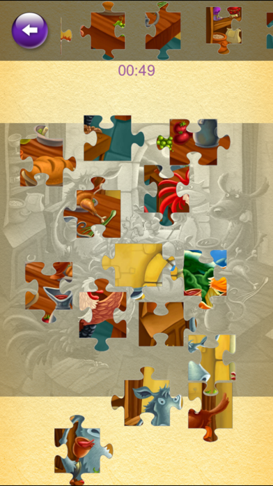 Capturas de tela do Town Musicians of Bremen Puzzle Jigsaw
