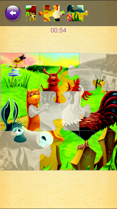 Capturas de tela do Town Musicians of Bremen Puzzle Jigsaw