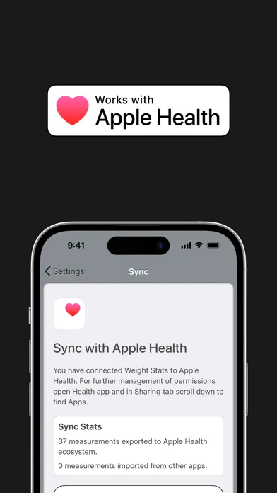 Weight Stats স্ক্রিনশট