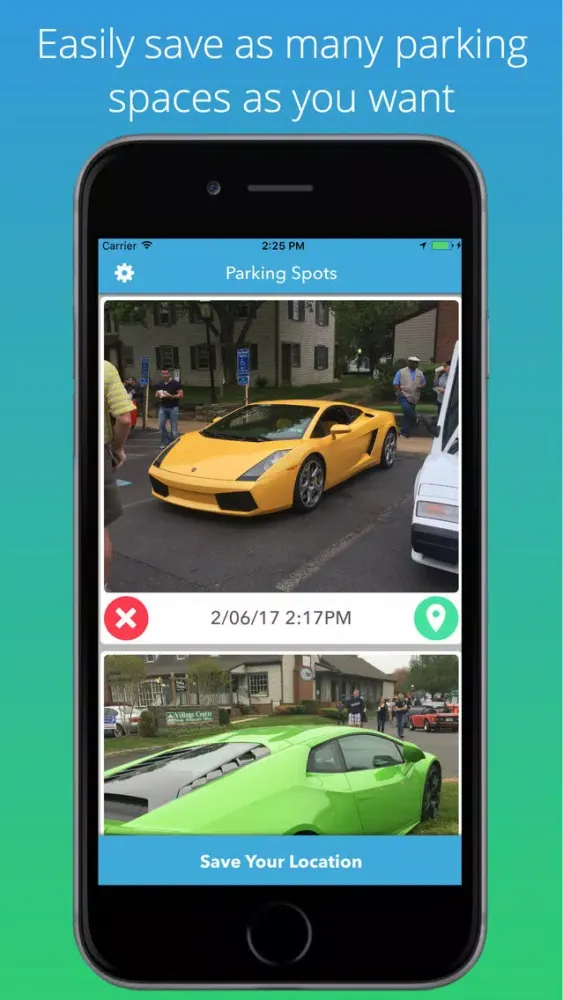 Tangkapan skrin ParkSmart! - Find Where You Parked Your Car