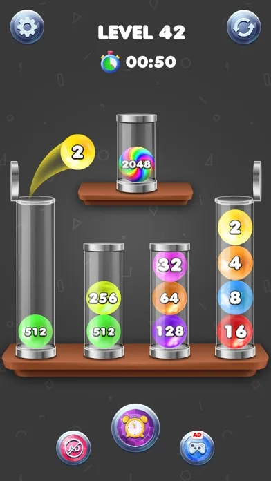 Screenshot di Sort 2048 : Ball Merge