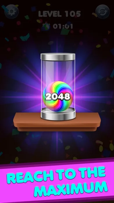 Screenshot di Sort 2048 : Ball Merge