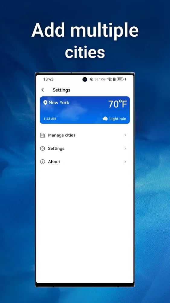 Capturas de tela do Daily Forecast