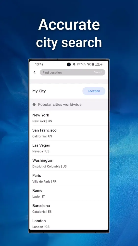 Capturas de tela do Daily Forecast