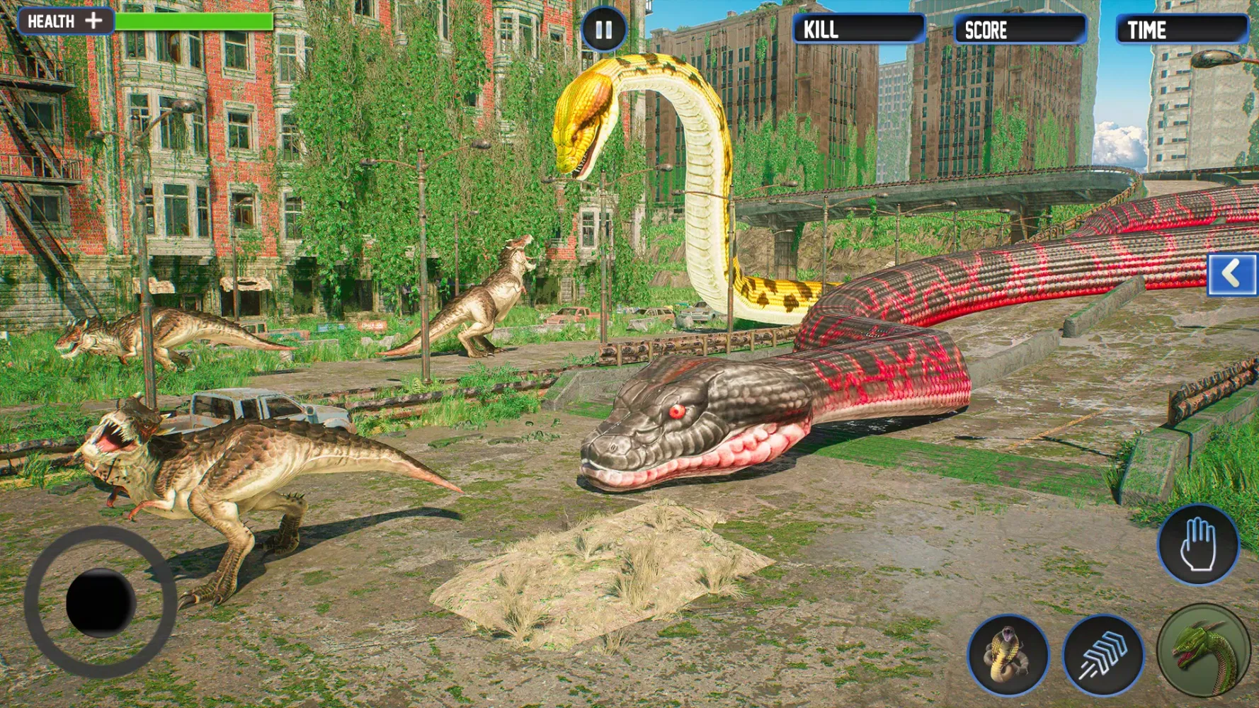 Capturas de tela do Venom Anaconda Cobra Snake 3D