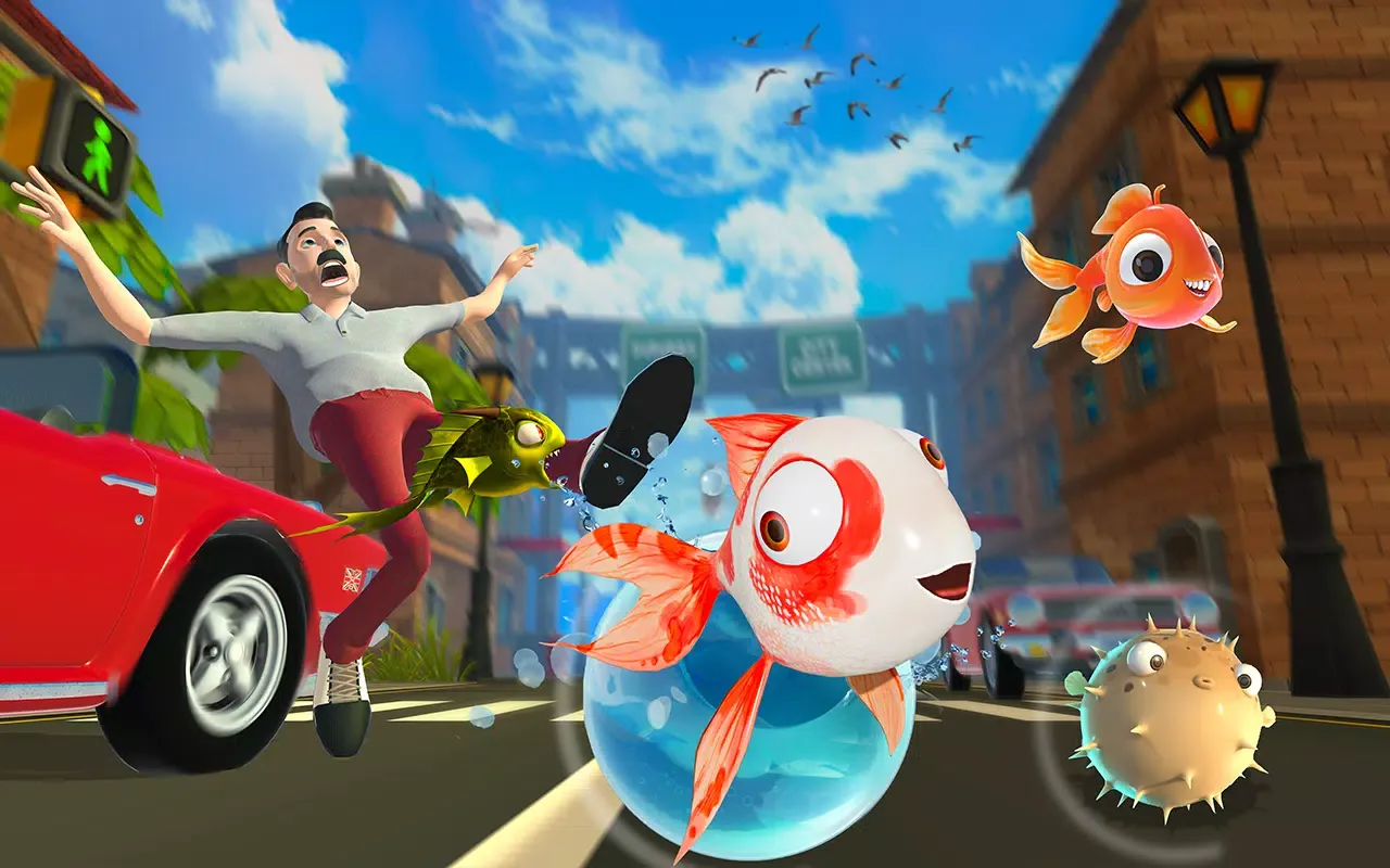Piranha Escape Hungry Fish.io Screenshots