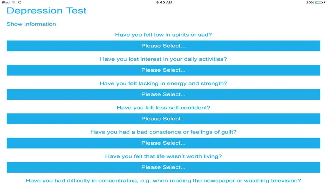 My Depression Test应用截图