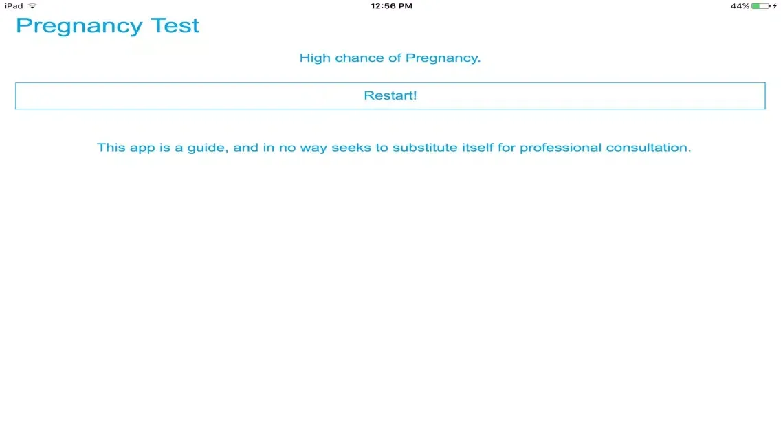 ภาพหน้าจอของ My Pregnancy Test