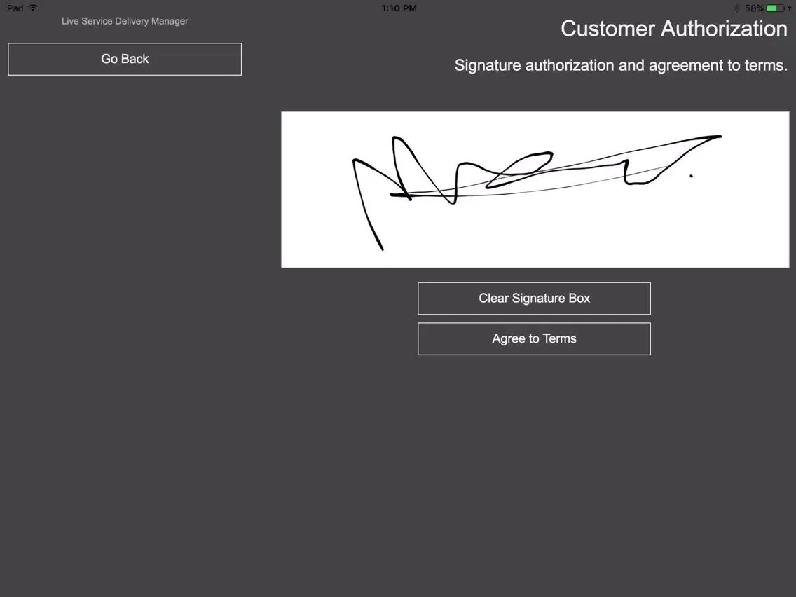 ServiceCallout iPad  スクリーンショット